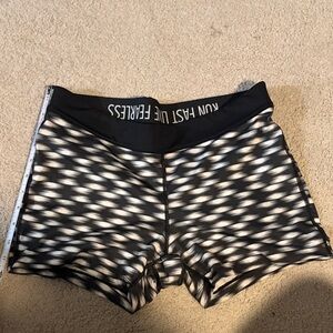Nike Black and White Athletic Shorts
